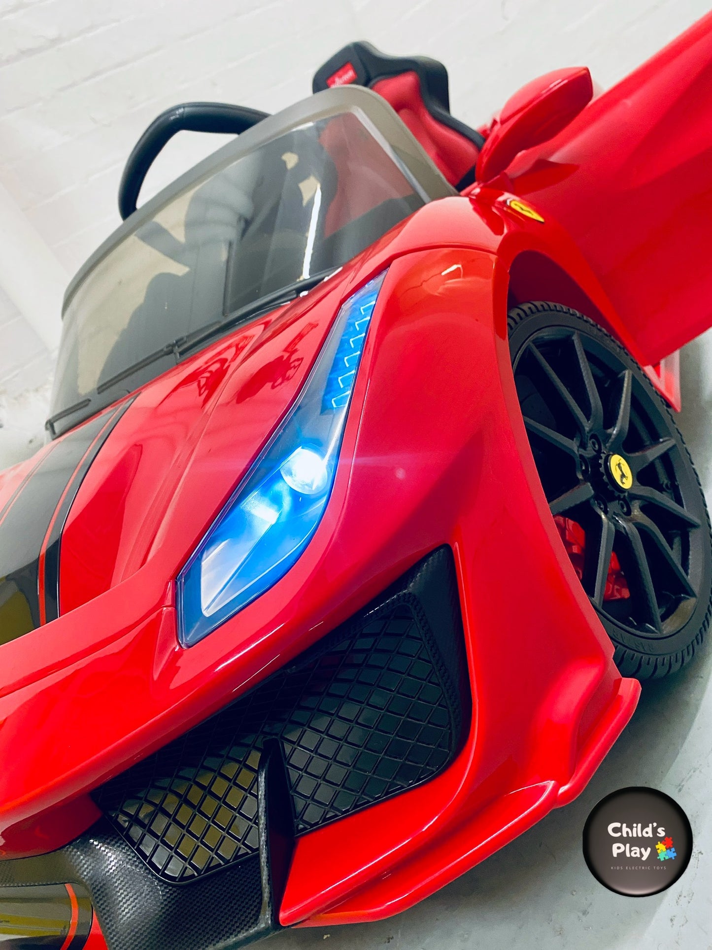 Kids Ferrari 488 Pista Spider Official EXCLUSIVE Luxury Ride-In Car