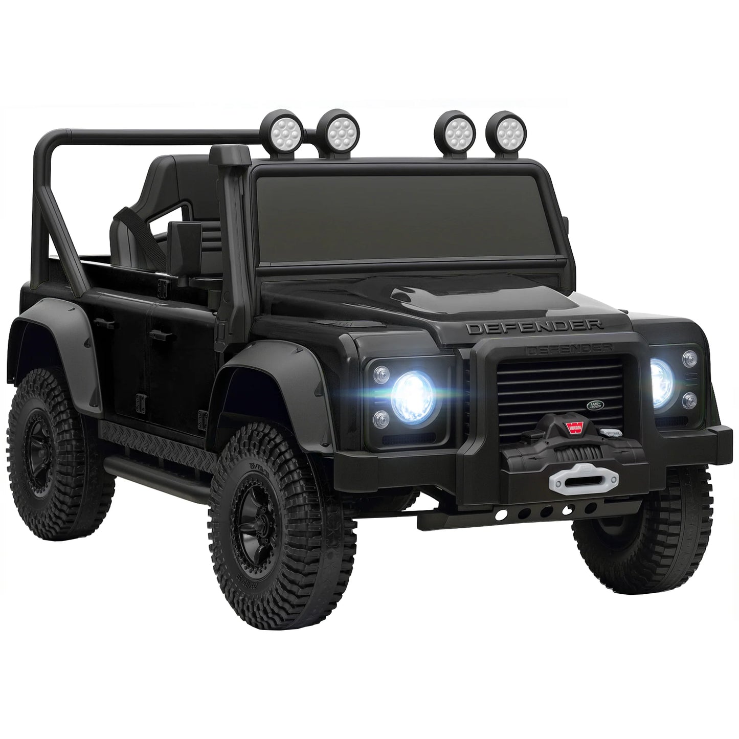 Licensed Land Rover
Defender 110 SVX/ PREMIUM SPEC 24v Battery/ Eva Rubber Wheels!