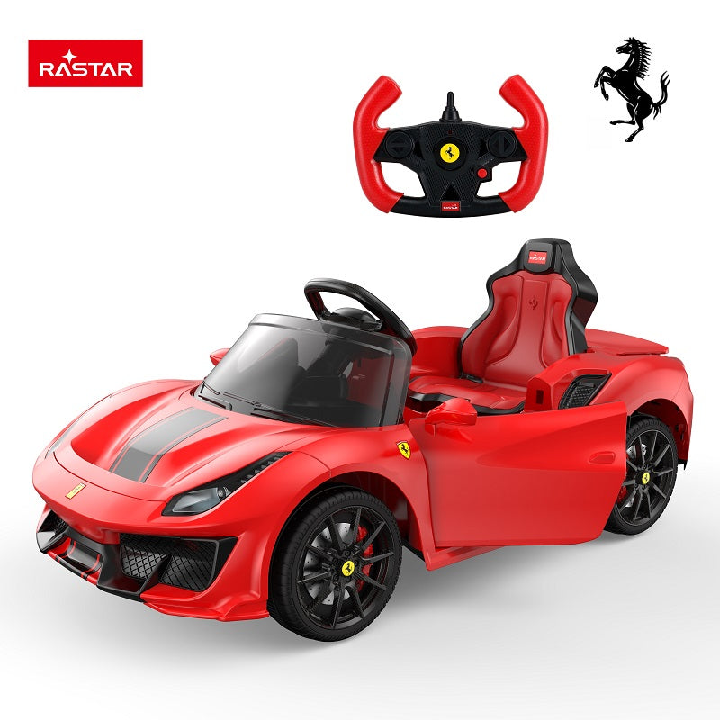 Kids Ferrari 488 Pista Spider Official EXCLUSIVE Luxury Ride-In Car