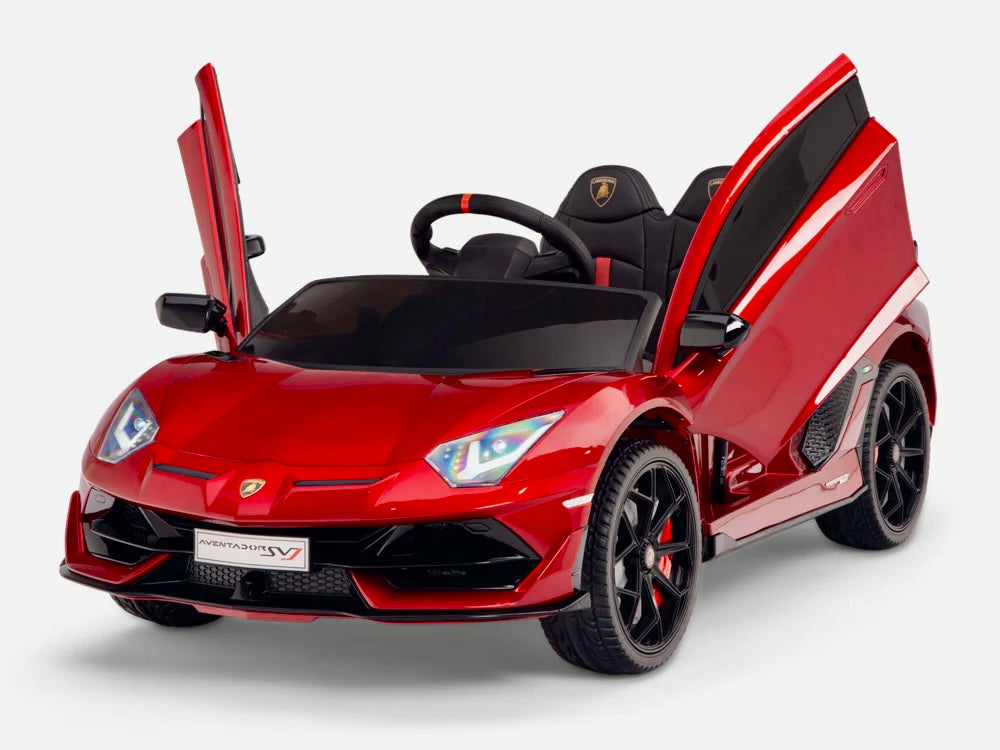 Licensed 24v Lamborghini Aventador SVJ x2 Seater Ride On Car SALE!
