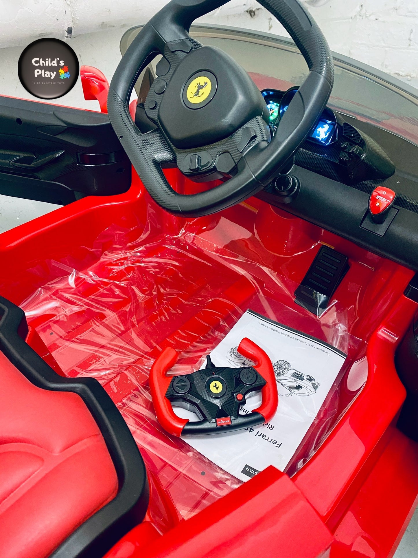 Kids Ferrari 488 Pista Spider Official EXCLUSIVE Luxury Ride-In Car