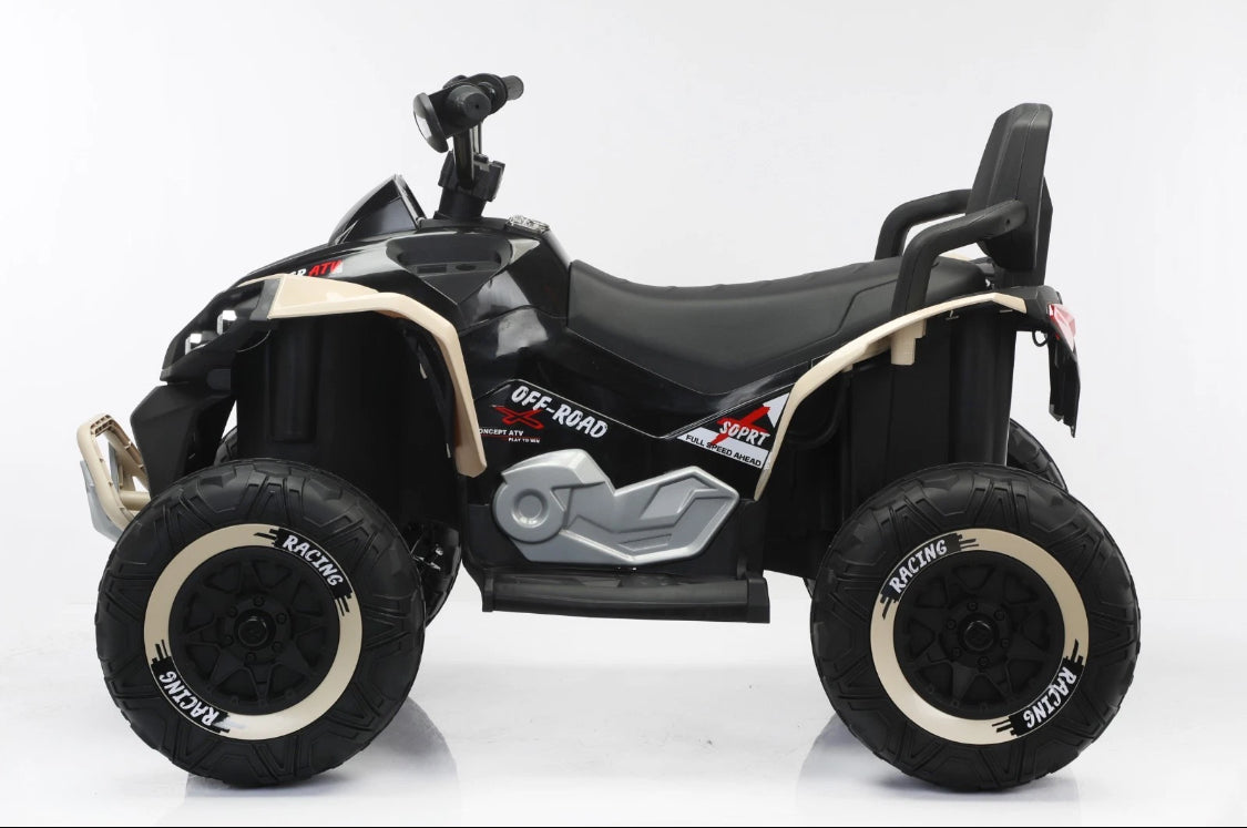 24V XXL Kids Electric Ride on Quad Bike ATV Renegade in KHAKI