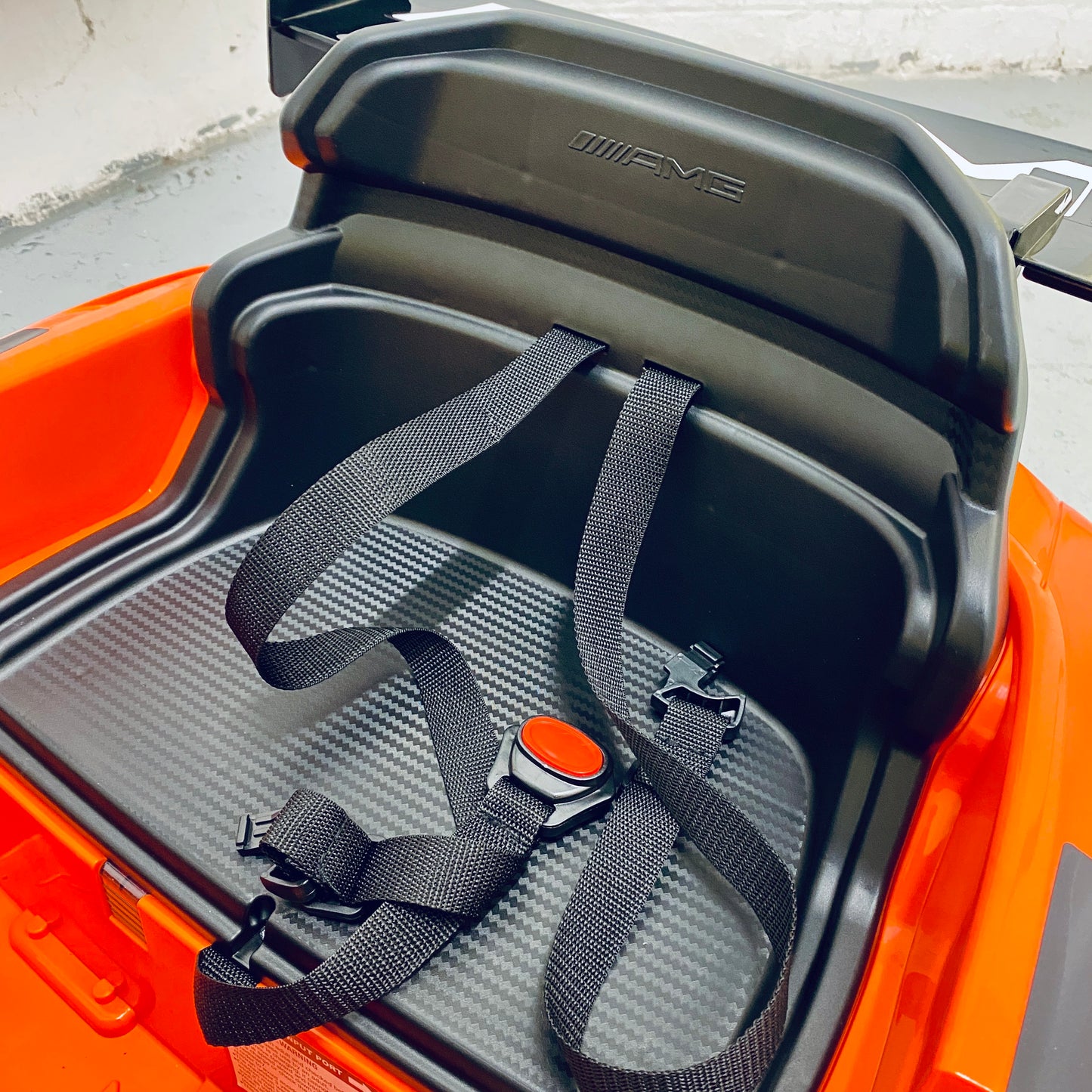 Mercedes AMG GT3 EVO 12V Kids Electric Ride On Car Remote Sport UPGRADED SPEC- ORANGE/ GREEN