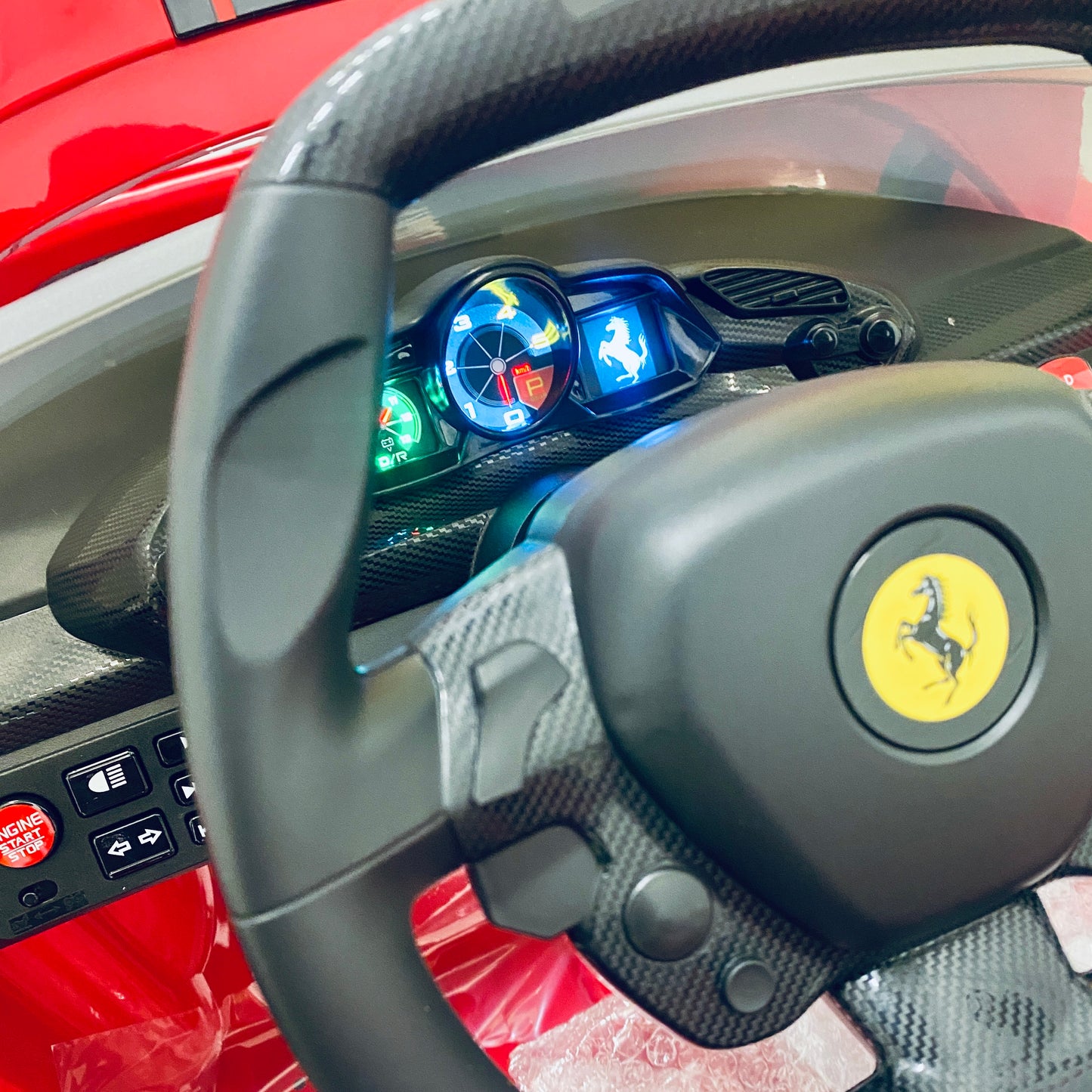 Kids Ferrari 488 Pista Spider Official EXCLUSIVE Luxury Ride-In Car