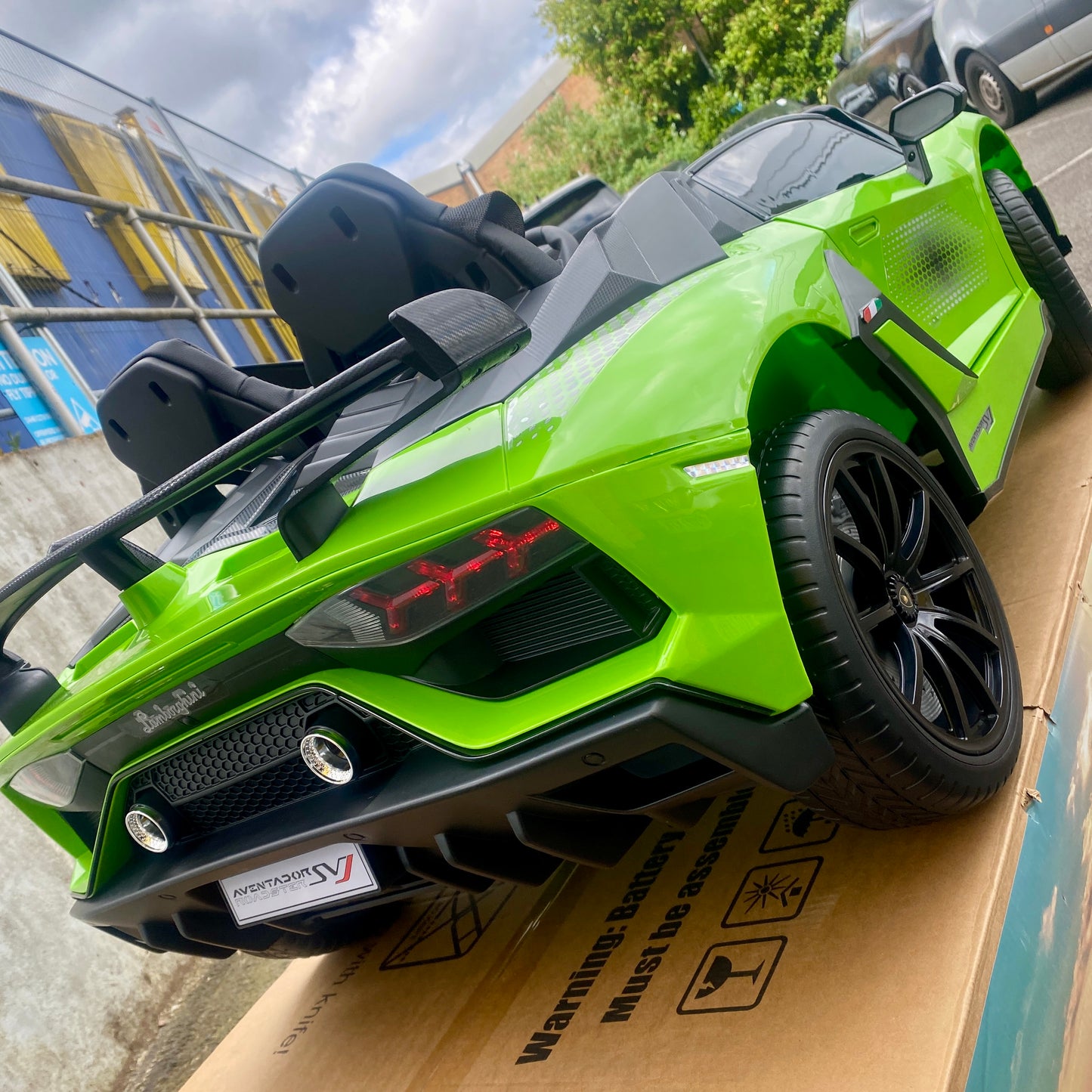 Licensed 24v Lamborghini Aventador SVJ x2 Seater Ride On Car SALE!