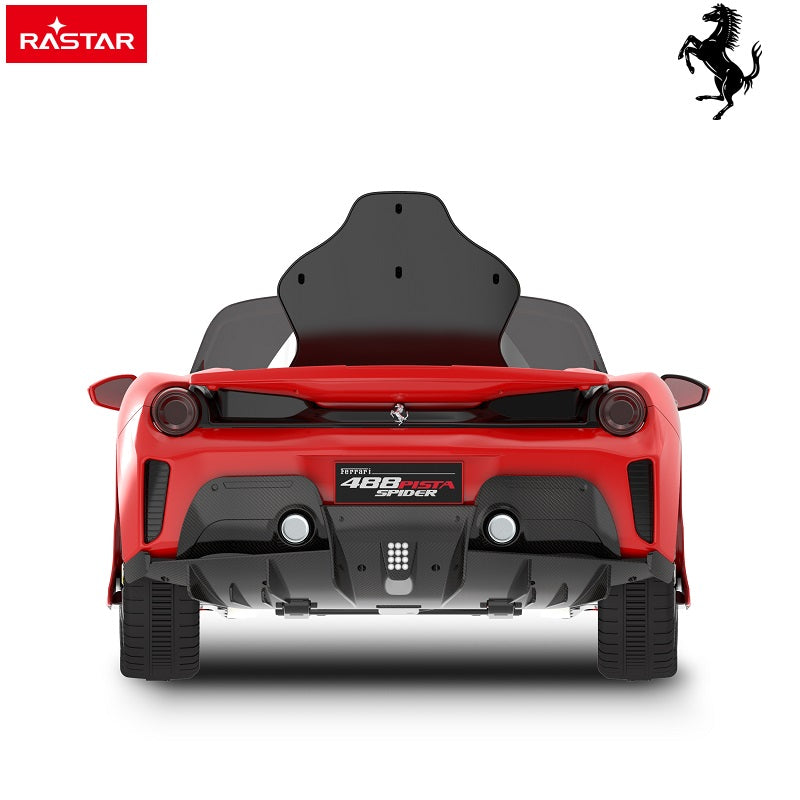 Kids Ferrari 488 Pista Spider Official EXCLUSIVE Luxury Ride-In Car