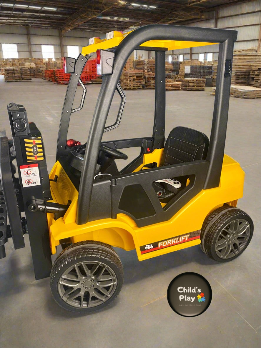 Kids Large 12v Electric Ride-On Fork Lift Truck with Upgraded Spec