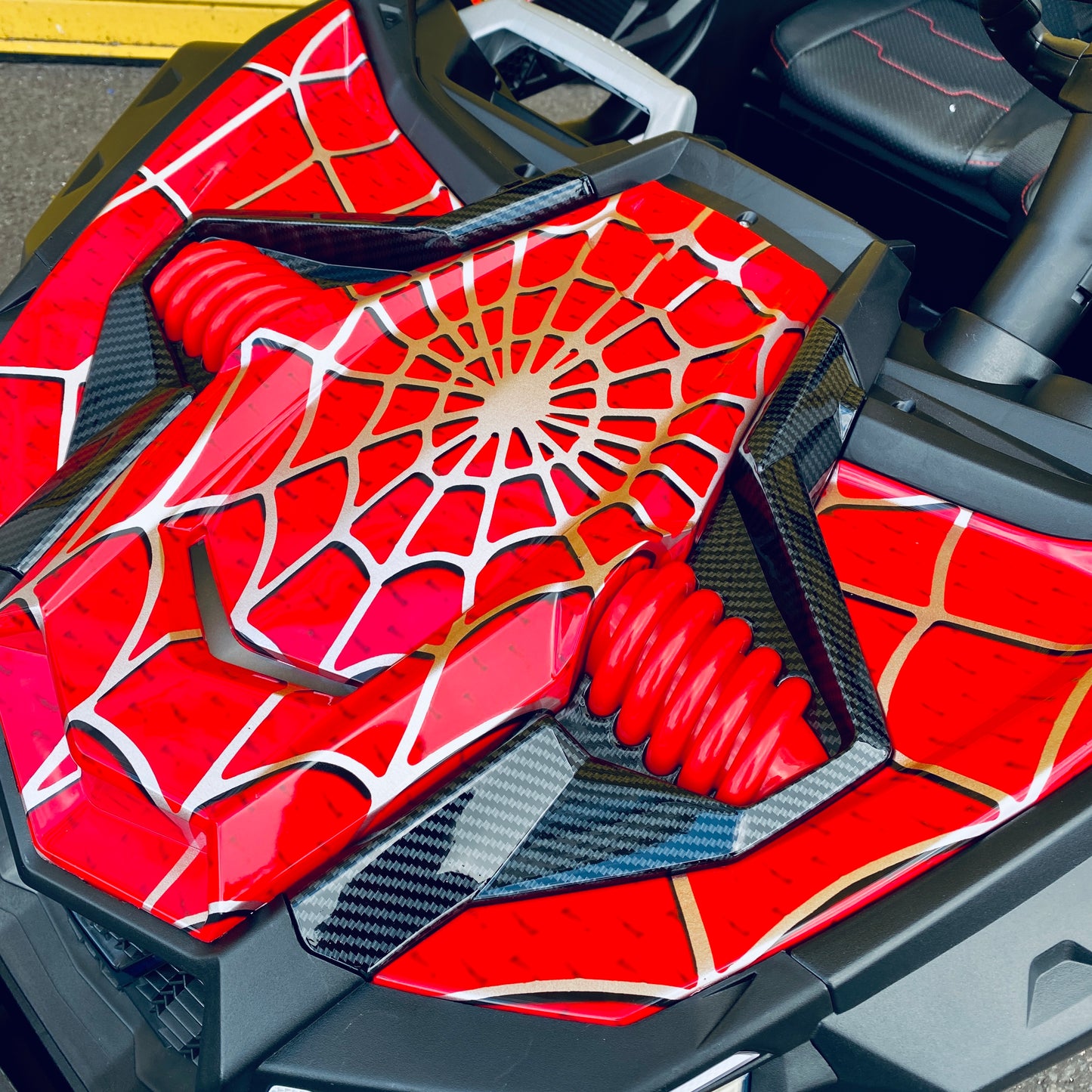 24v XL – Large Two-Seater Adventure Ride-On UTV BUGGY Car With Remote & EVA Rubber Wheels- SPIDER RED EDITION 🕸️🕷️