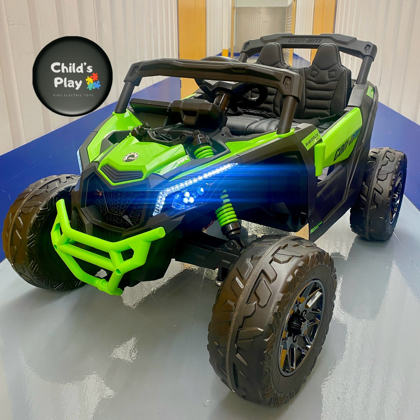 24v Can Am Maverick Kids Ride on UTV Buggy 4 Motors and Remote - Available in x4 Colours