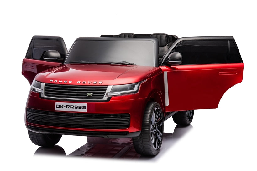 Range Rover 2023 NEW SHAPE Two Seater 24V Kids Ride on Car with Parent Remote MP4 touchscreen - Metallic RED