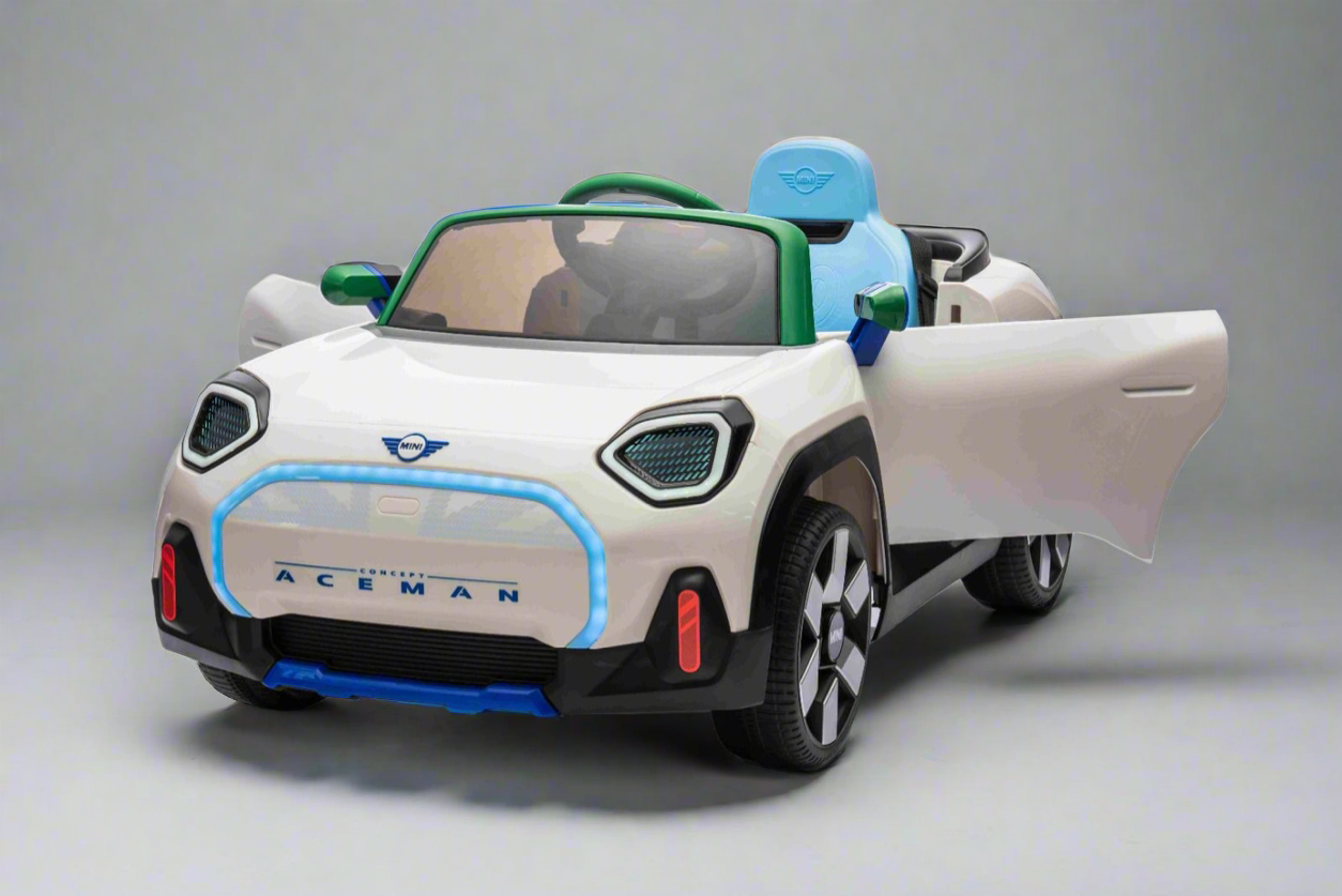 NEW 12v Licensed Mini Aceman Ride On Car Choose x3 Colours