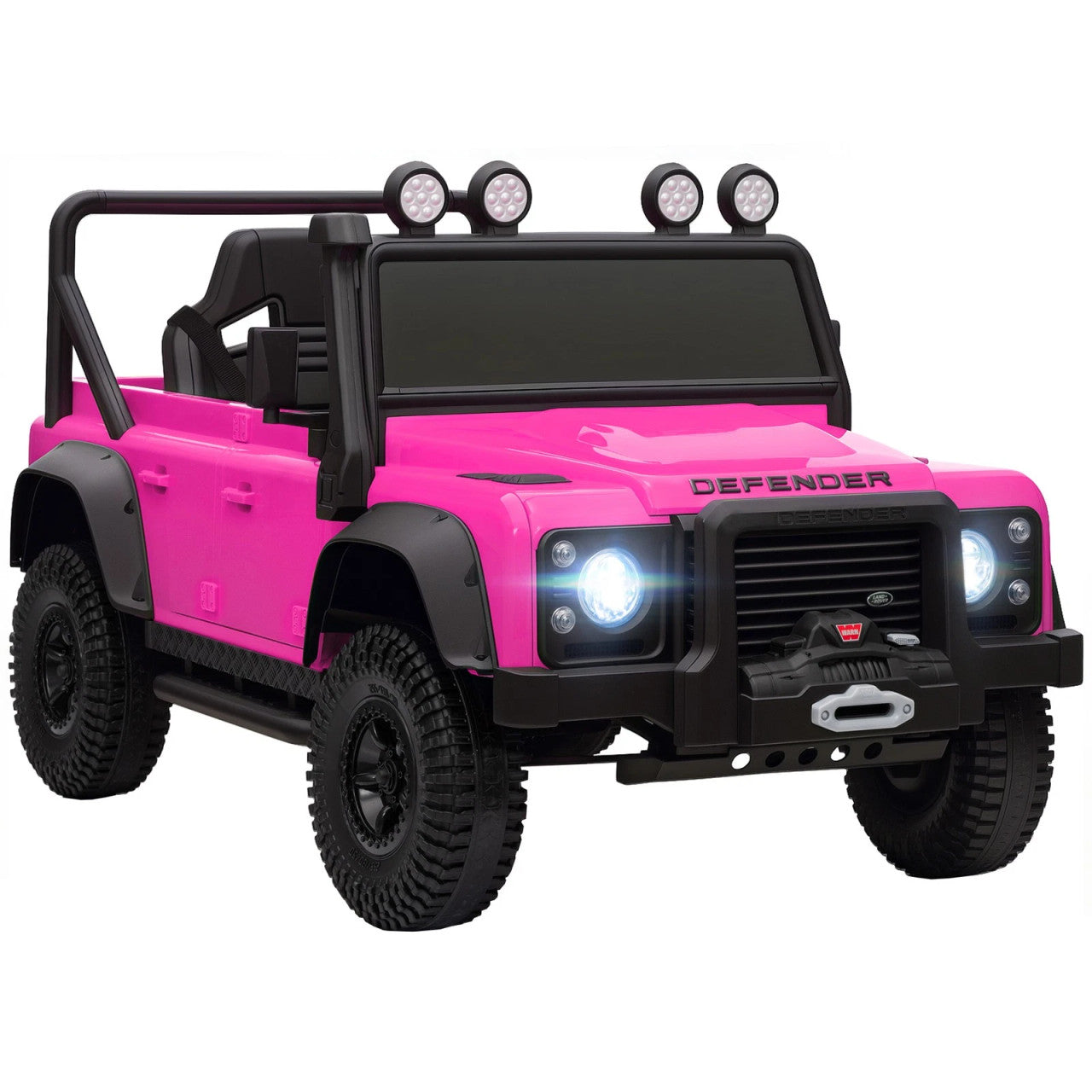 Licensed Land Rover
Defender 110 SVX/ PREMIUM SPEC 24v Battery/ Eva Rubber Wheels!