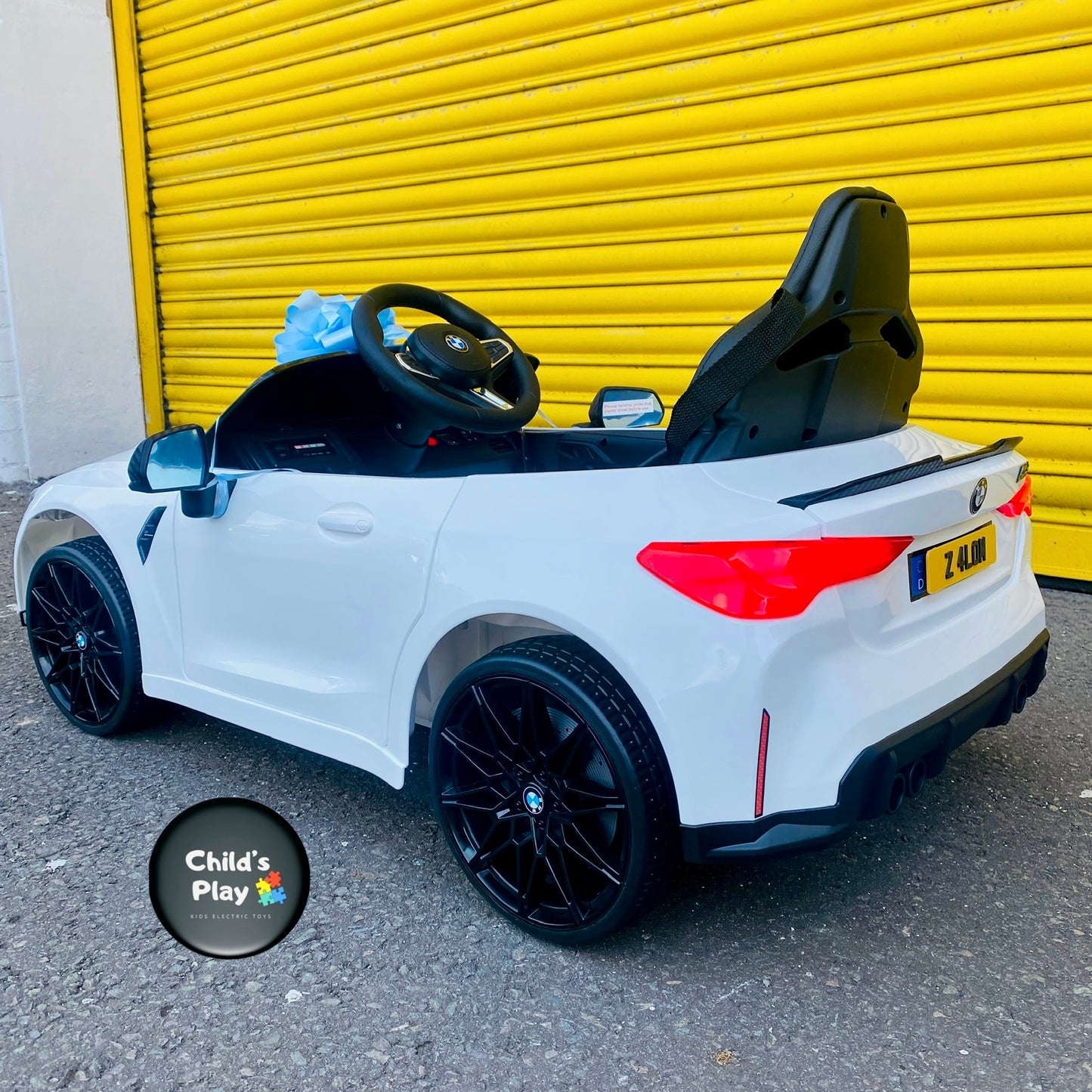 Licensed BMW M4 Competition 12v UPGRADED SPEC EVA Rubber Wheels