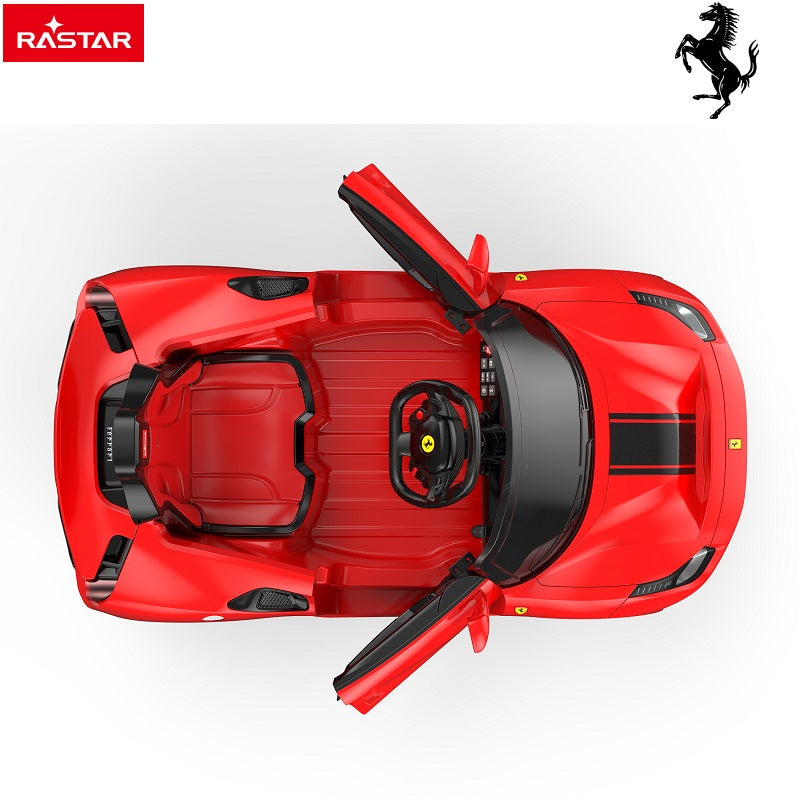 Kids Ferrari 488 Pista Spider Official EXCLUSIVE Luxury Ride-In Car