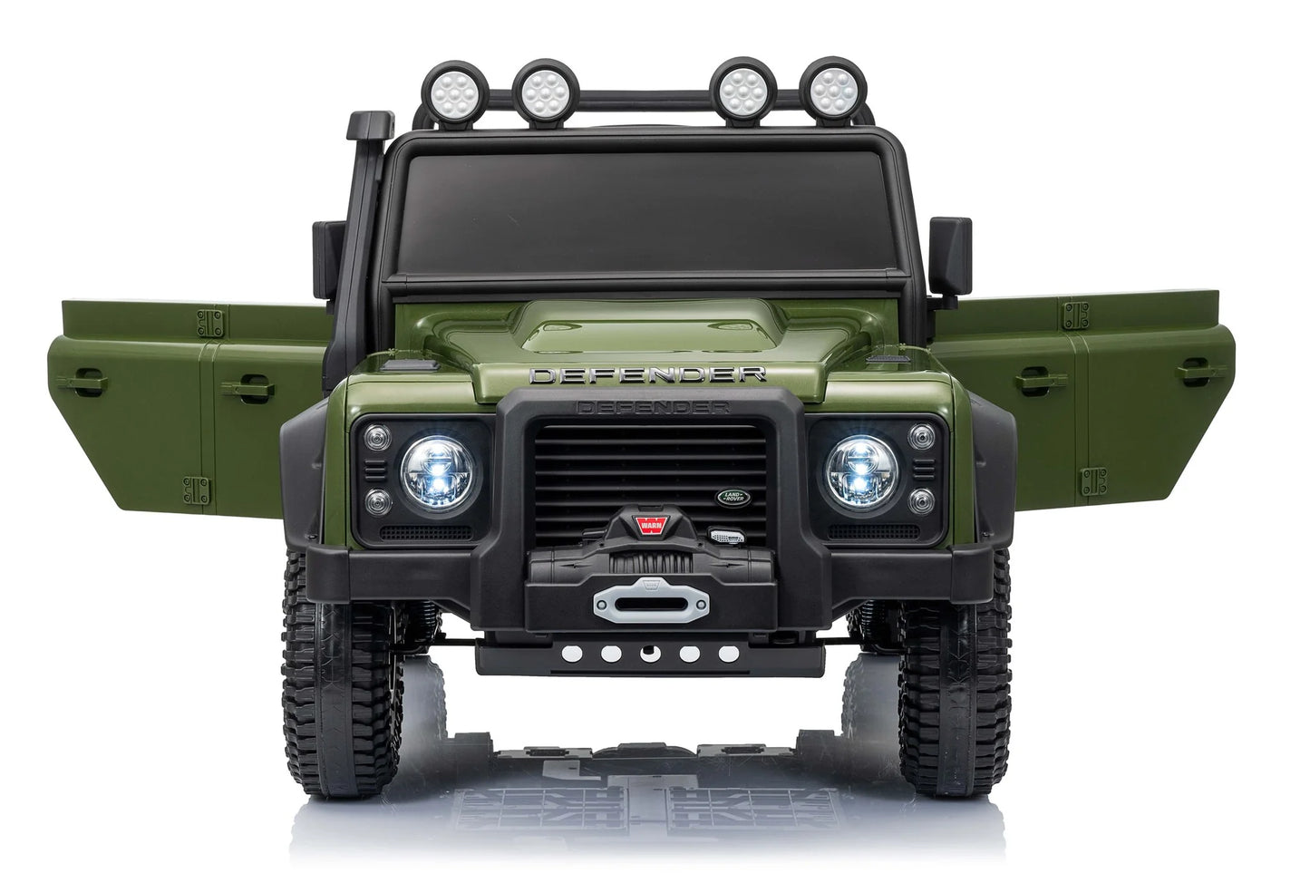 Licensed Land Rover
Defender 110 SVX/ PREMIUM SPEC 24v Battery/ Eva Rubber Wheels!