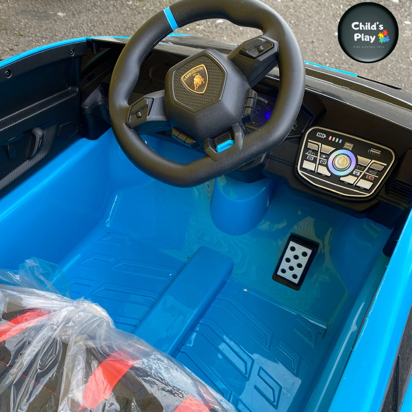 Licensed Lamborghini Huracan STO 24v DRIFT MODE Kids Electric Ride on Car- BLUE FASTEST RIDE ON CAR ON MARKET!