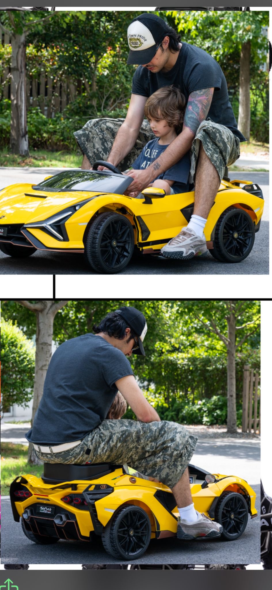 Lamborghini Sian XXL 2 Seater 24V Kids Ride on Car with Remote & Adult Seat EXCLUSIVE Available in x2 Colours!