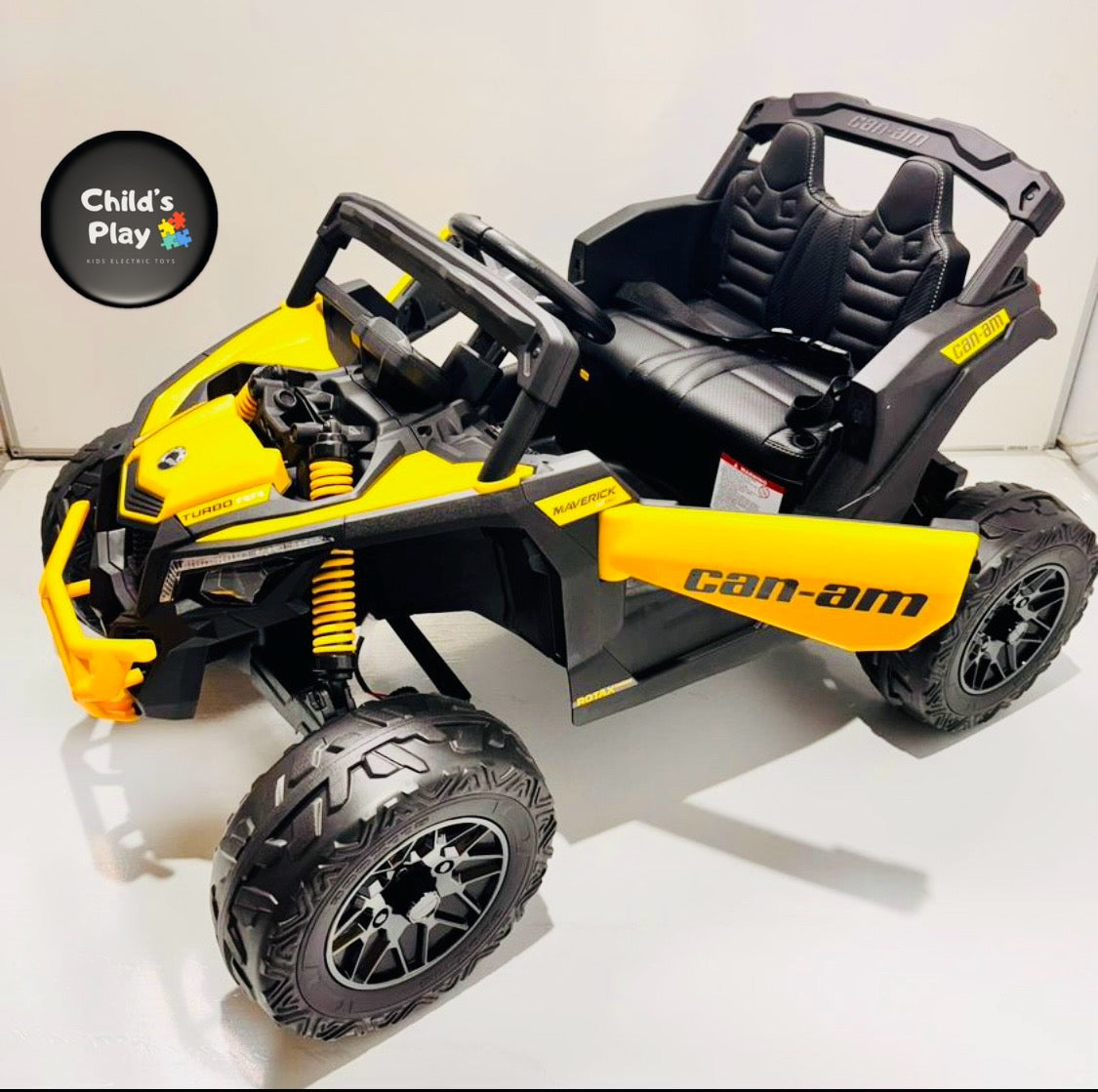 24v Can Am Maverick Kids Ride on UTV Buggy 4 Motors and Remote - Available in x4 Colours