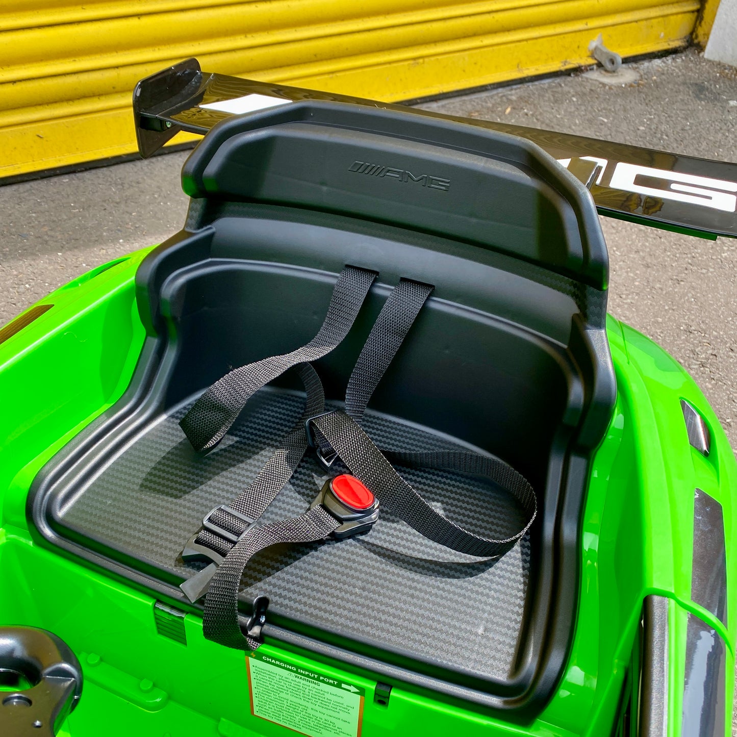 Mercedes AMG GT3 EVO 12V Kids Electric Ride On Car Remote Sport UPGRADED SPEC- ORANGE/ GREEN
