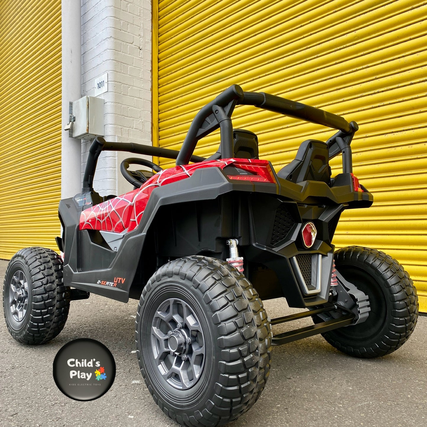 24v XL – Large Two-Seater Adventure Ride-On UTV BUGGY Car With Remote & EVA Rubber Wheels- SPIDER RED EDITION 🕸️🕷️