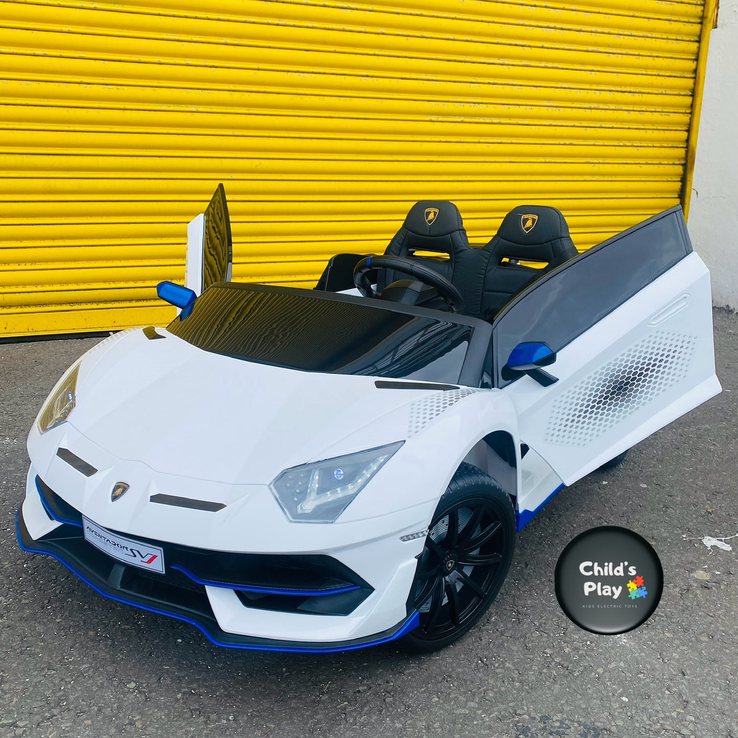 Licensed 24v Lamborghini Aventador SVJ x2 Seater Ride On Car SALE!