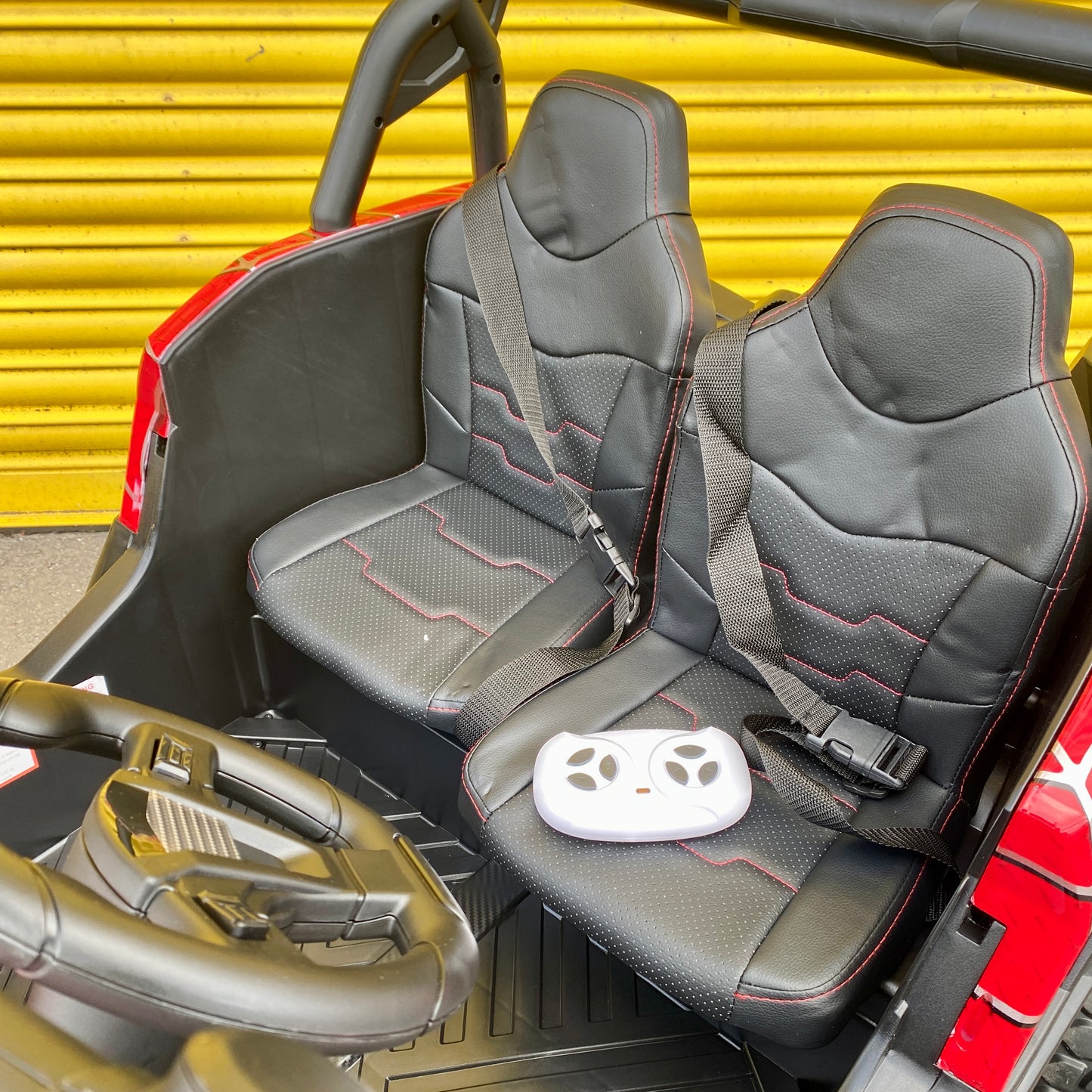 24v XL – Large Two-Seater Adventure Ride-On UTV BUGGY Car With Remote & EVA Rubber Wheels- SPIDER RED EDITION 🕸️🕷️