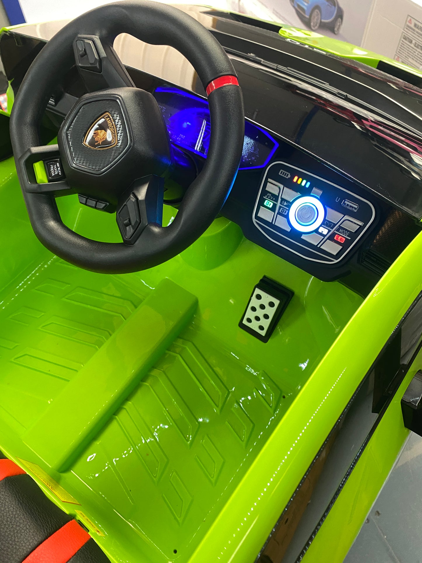Licensed Lamborghini Huracan STO 24v DRIFT MODE Kids Electric Ride on Car- FASTEST RIDE ON CAR ON MARKET! GREEN