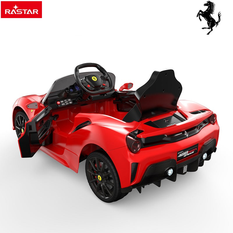 Kids Ferrari 488 Pista Spider Official EXCLUSIVE Luxury Ride-In Car