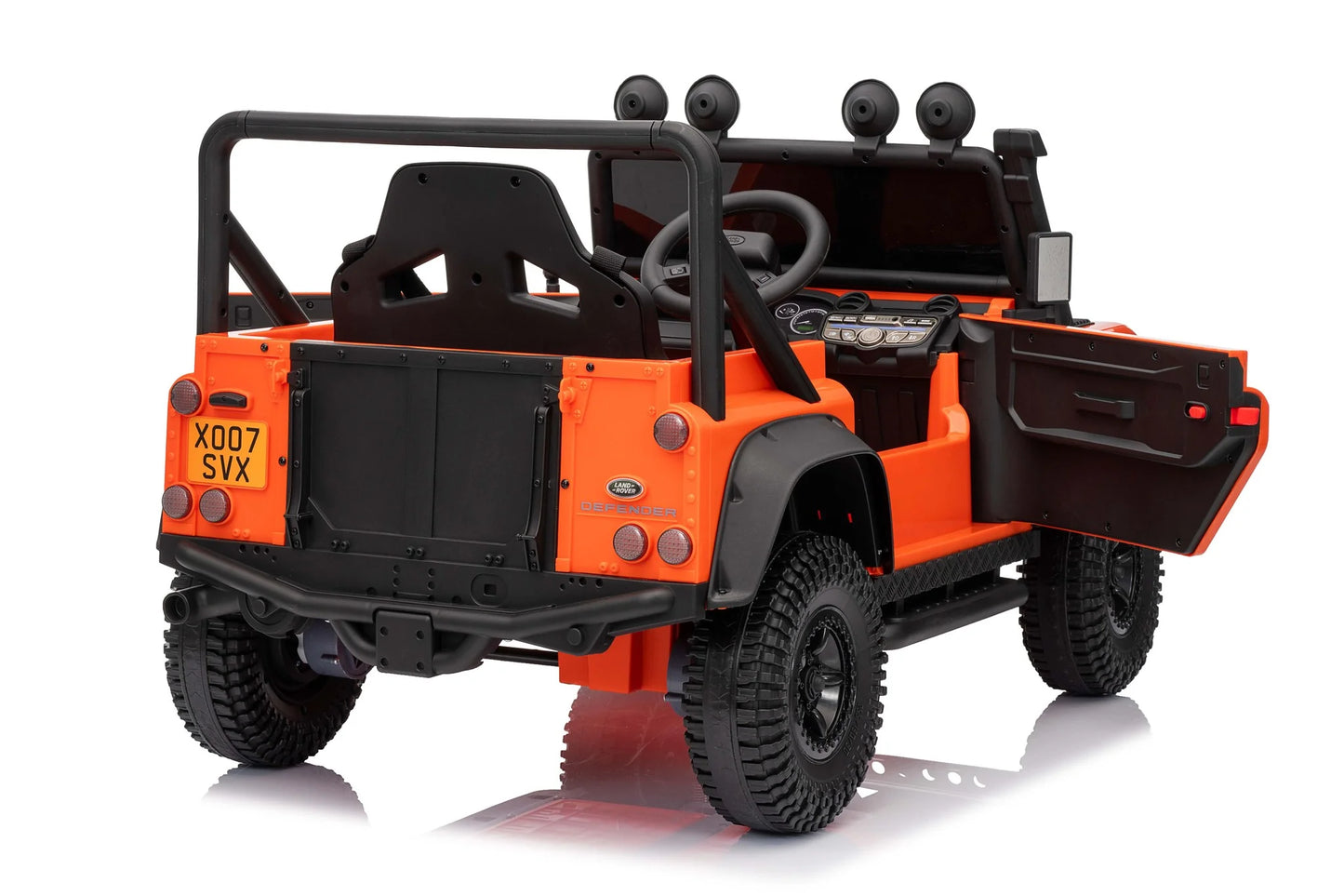 Licensed Land Rover
Defender 110 SVX/ PREMIUM SPEC 24v Battery/ Eva Rubber Wheels!