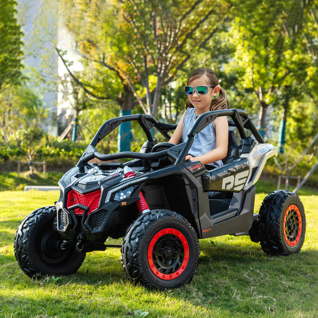48v Licensed Can-Am Buggy 2 Seats XXL RS EDITION KHAKI with MP4 screen