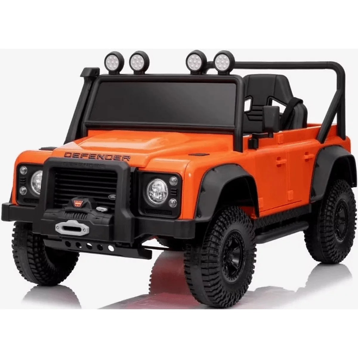 Licensed Land Rover
Defender 110 SVX/ PREMIUM SPEC 24v Battery/ Eva Rubber Wheels!