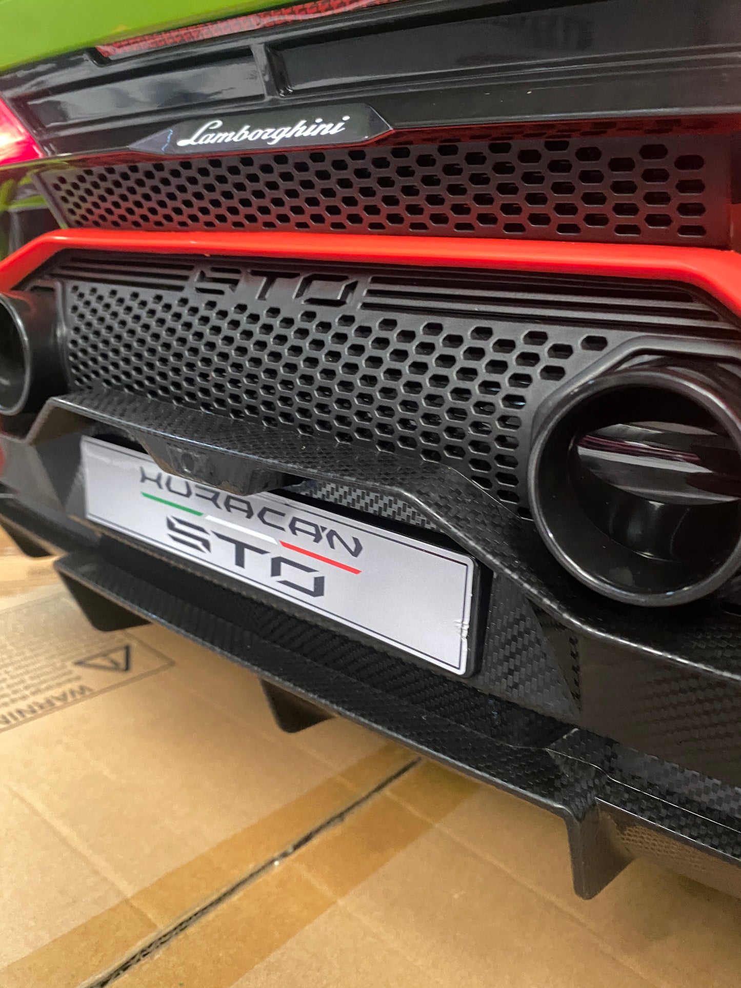 Licensed Lamborghini Huracan STO 24v DRIFT MODE Kids Electric Ride on Car- FASTEST RIDE ON CAR ON MARKET! GREEN