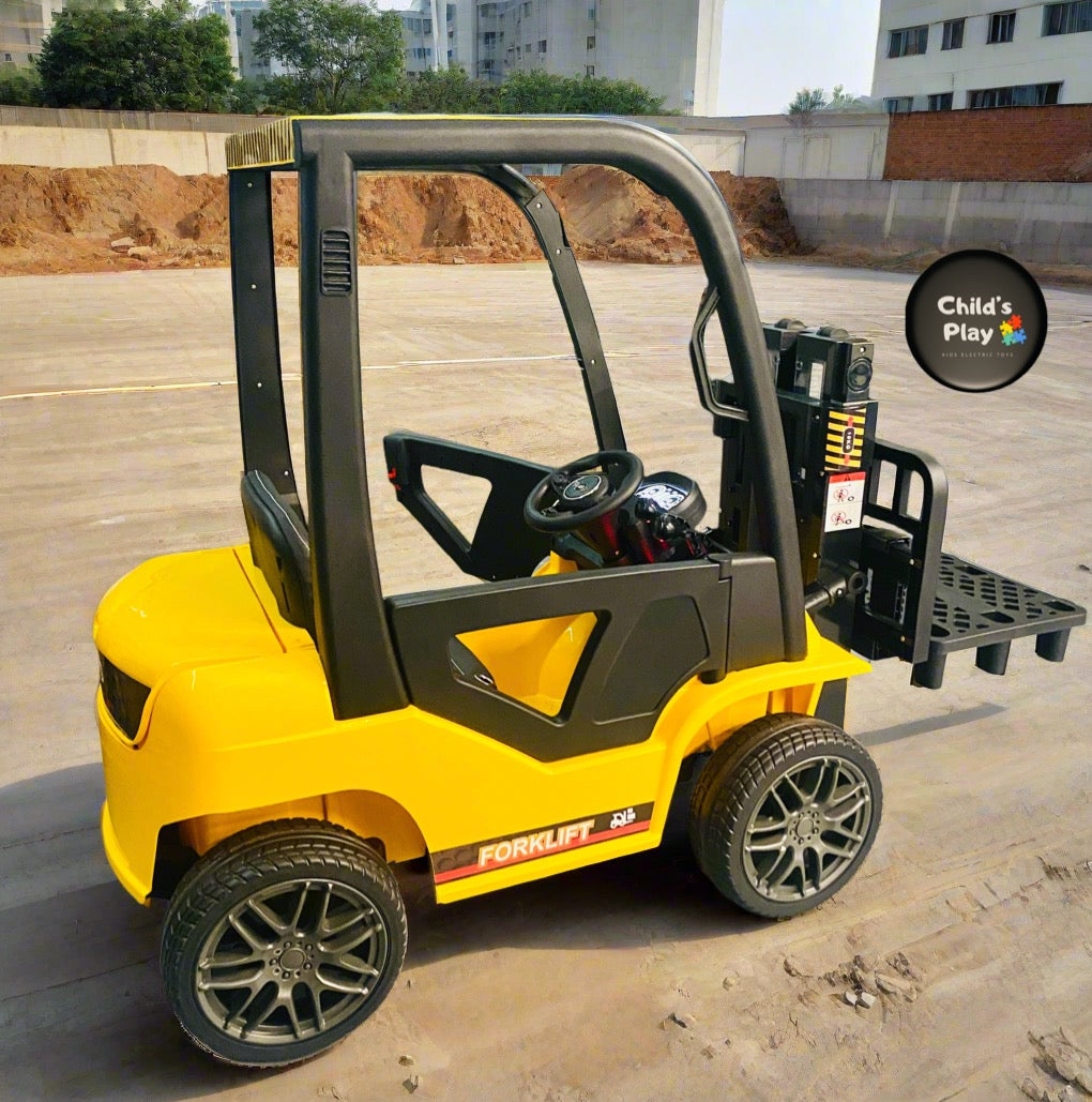 Kids Large 12v Electric Ride-On Fork Lift Truck with Upgraded Spec