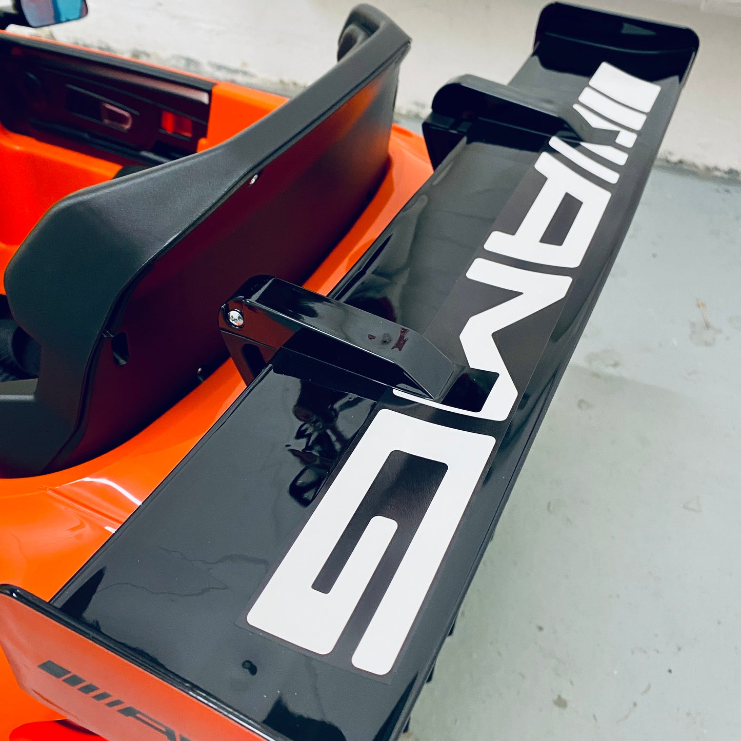 Mercedes AMG GT3 EVO 12V Kids Electric Ride On Car Remote Sport UPGRADED SPEC- ORANGE/ GREEN