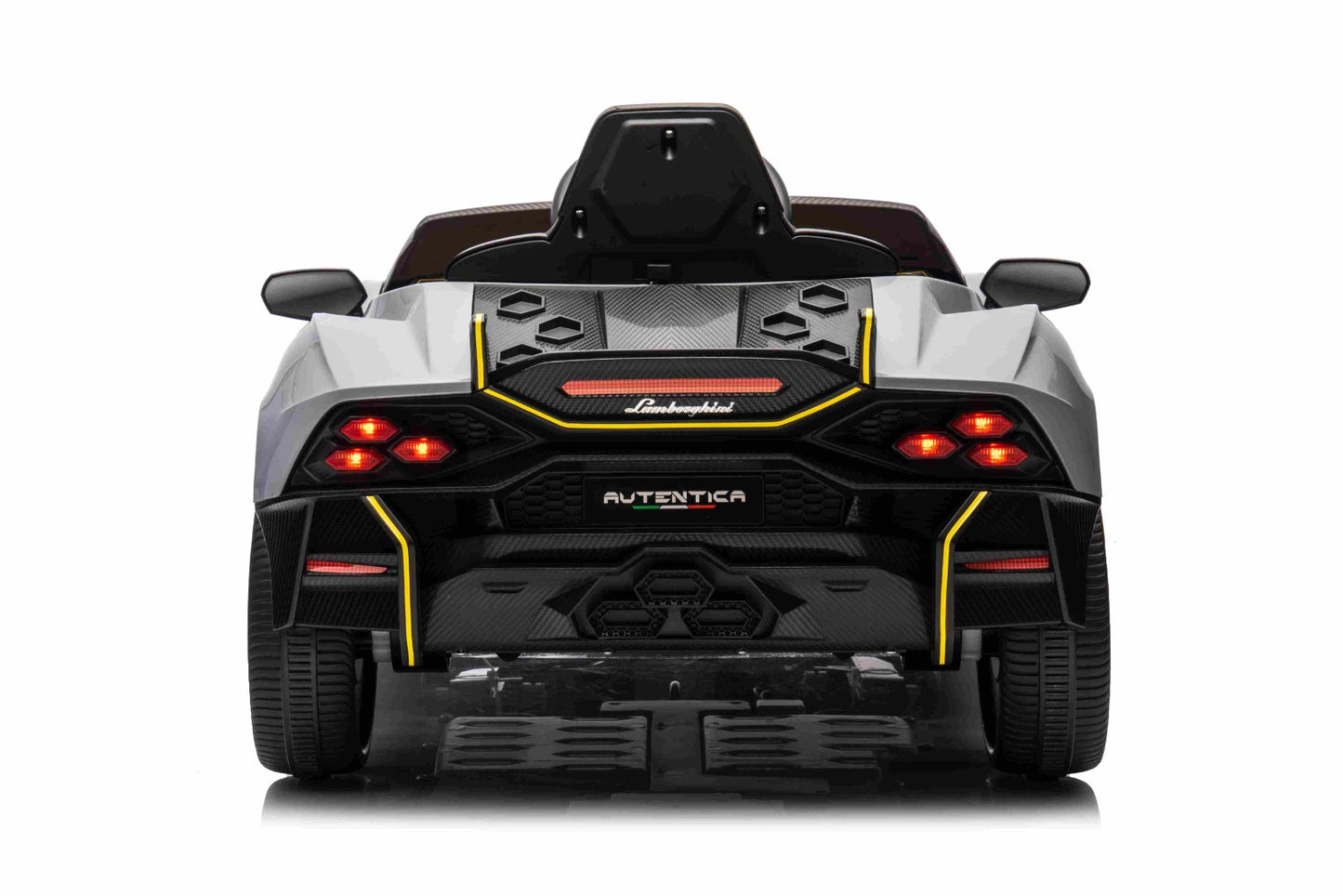 Licensed Lamborghini Autentica 12V Kids Ride on Car With Remote- GREY