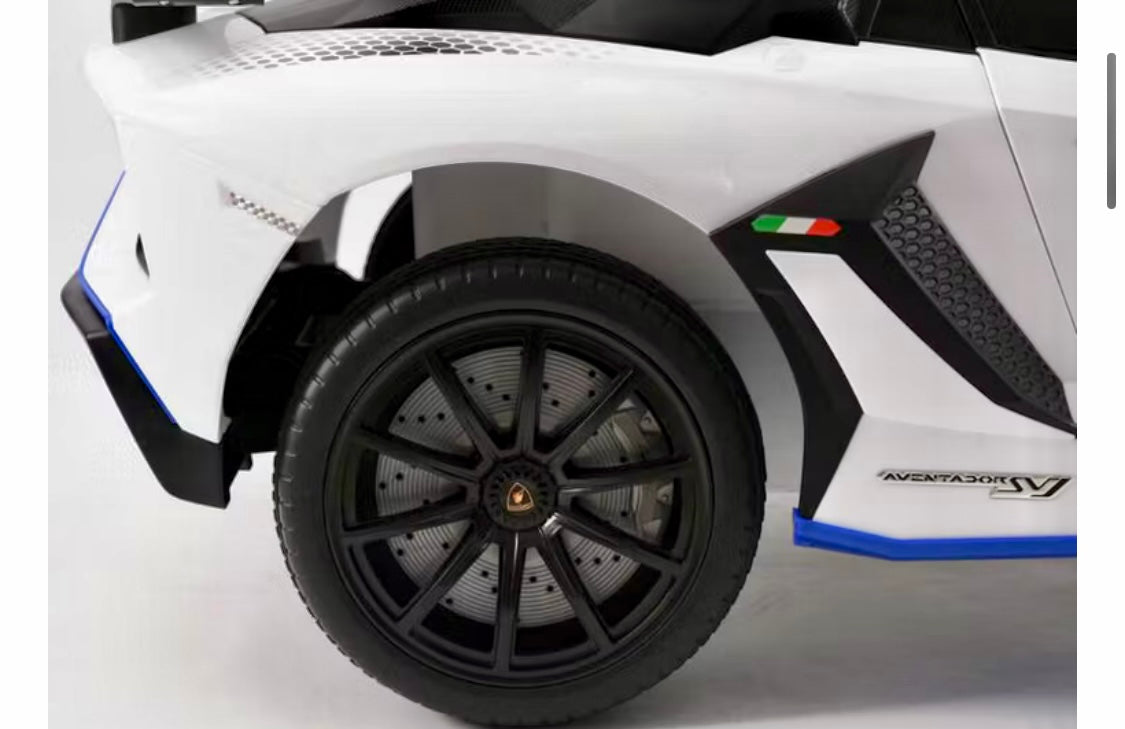 Licensed 24v Lamborghini Aventador SVJ x2 Seater Ride On Car SALE!