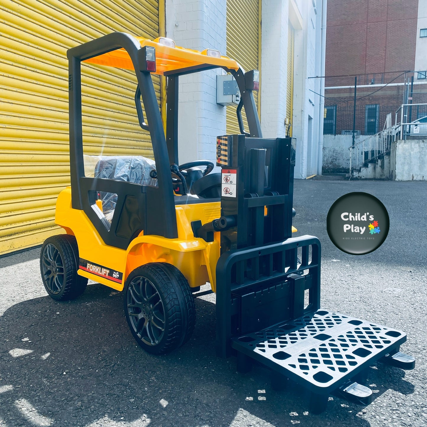 Kids Large 12v Electric Ride-On Fork Lift Truck with Upgraded Spec