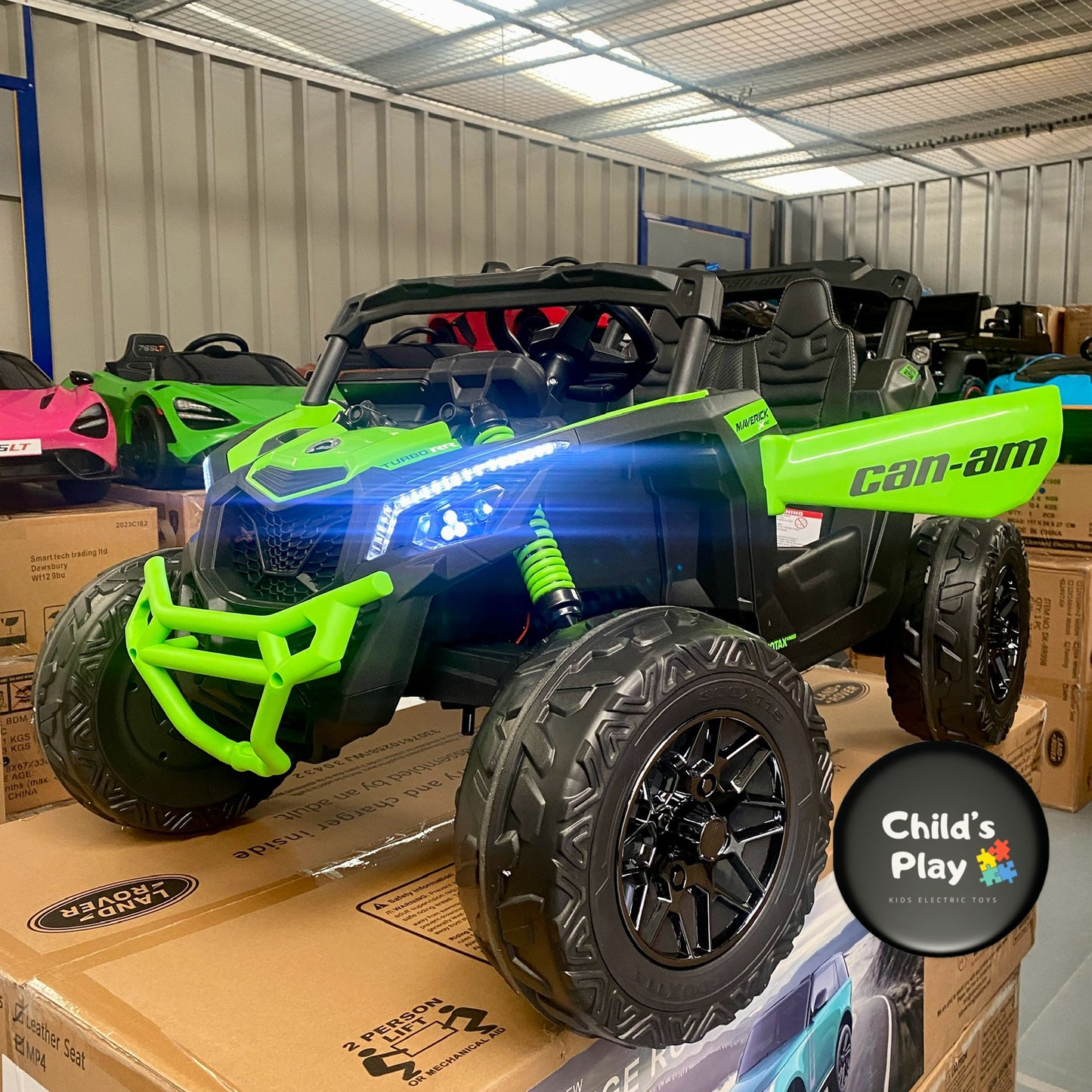 24v Can Am Maverick Kids Ride on UTV Buggy 4 Motors and Remote - Available in x4 Colours