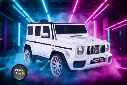 12v Licensed Mercedes G63 Ride on Car SUV with Remote - With High Doors