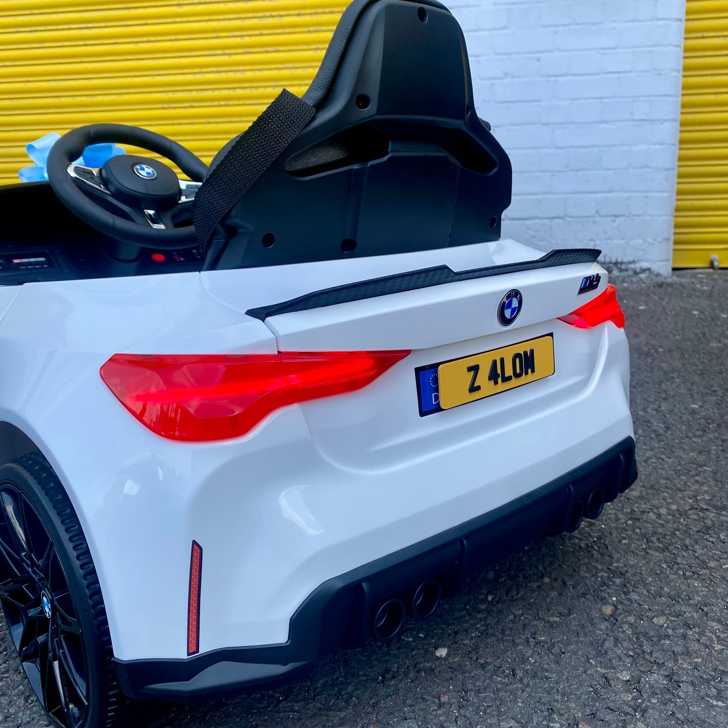 Licensed BMW M4 Competition 12v UPGRADED SPEC EVA Rubber Wheels