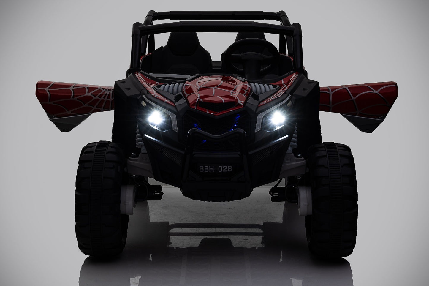 24v XL – Large Two-Seater Adventure Ride-On UTV BUGGY Car With Remote & EVA Rubber Wheels- SPIDER RED EDITION 🕸️🕷️
