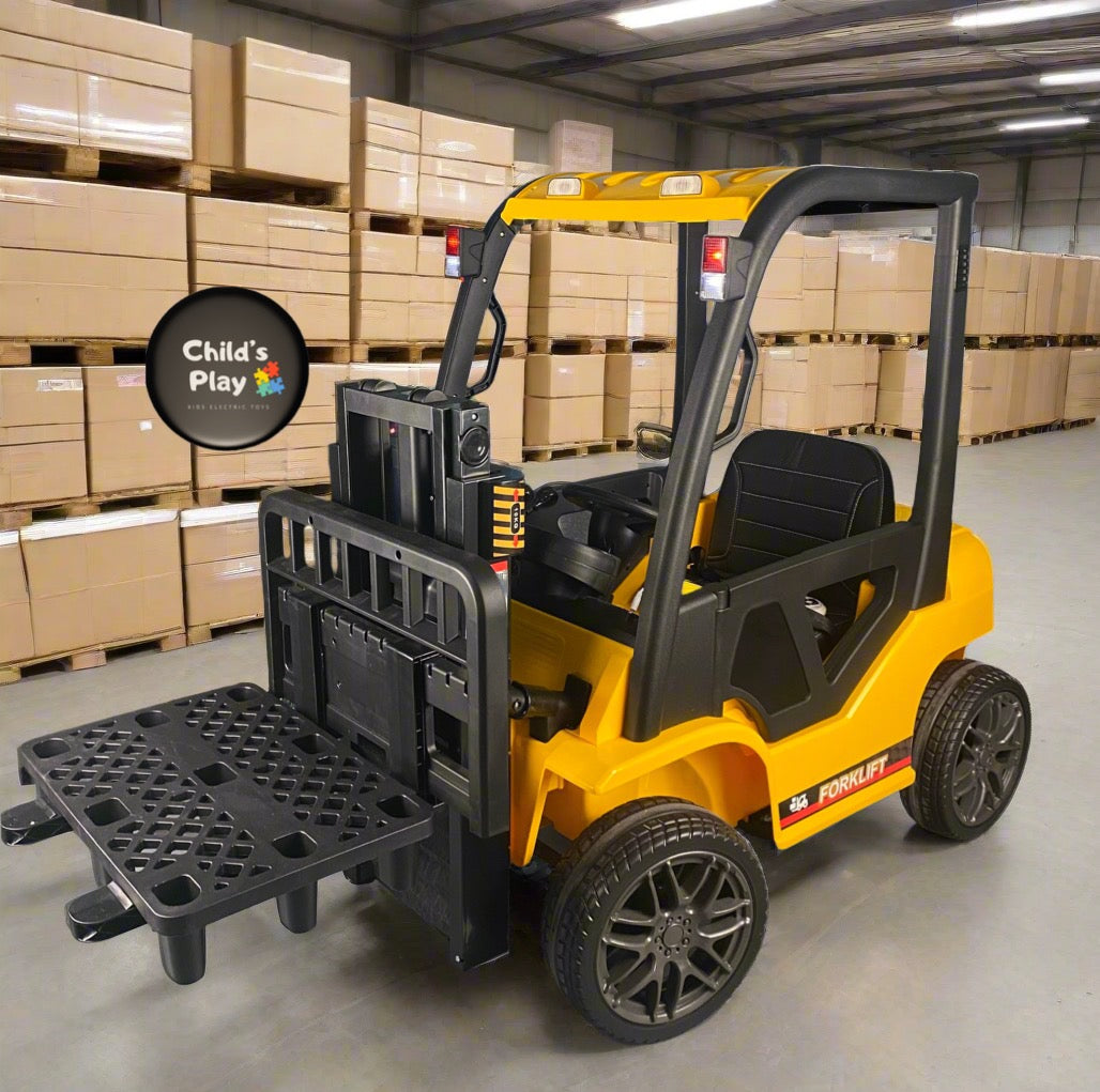 Kids Large 12v Electric Ride-On Fork Lift Truck with Upgraded Spec