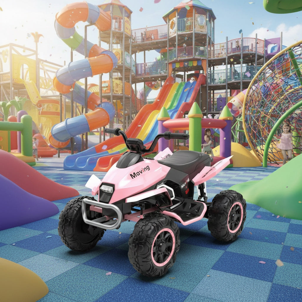 24v Electric Ride on Quad Bike ATV with Hand Throttle EVA Wheels 24V-7AH | XL SIZE |