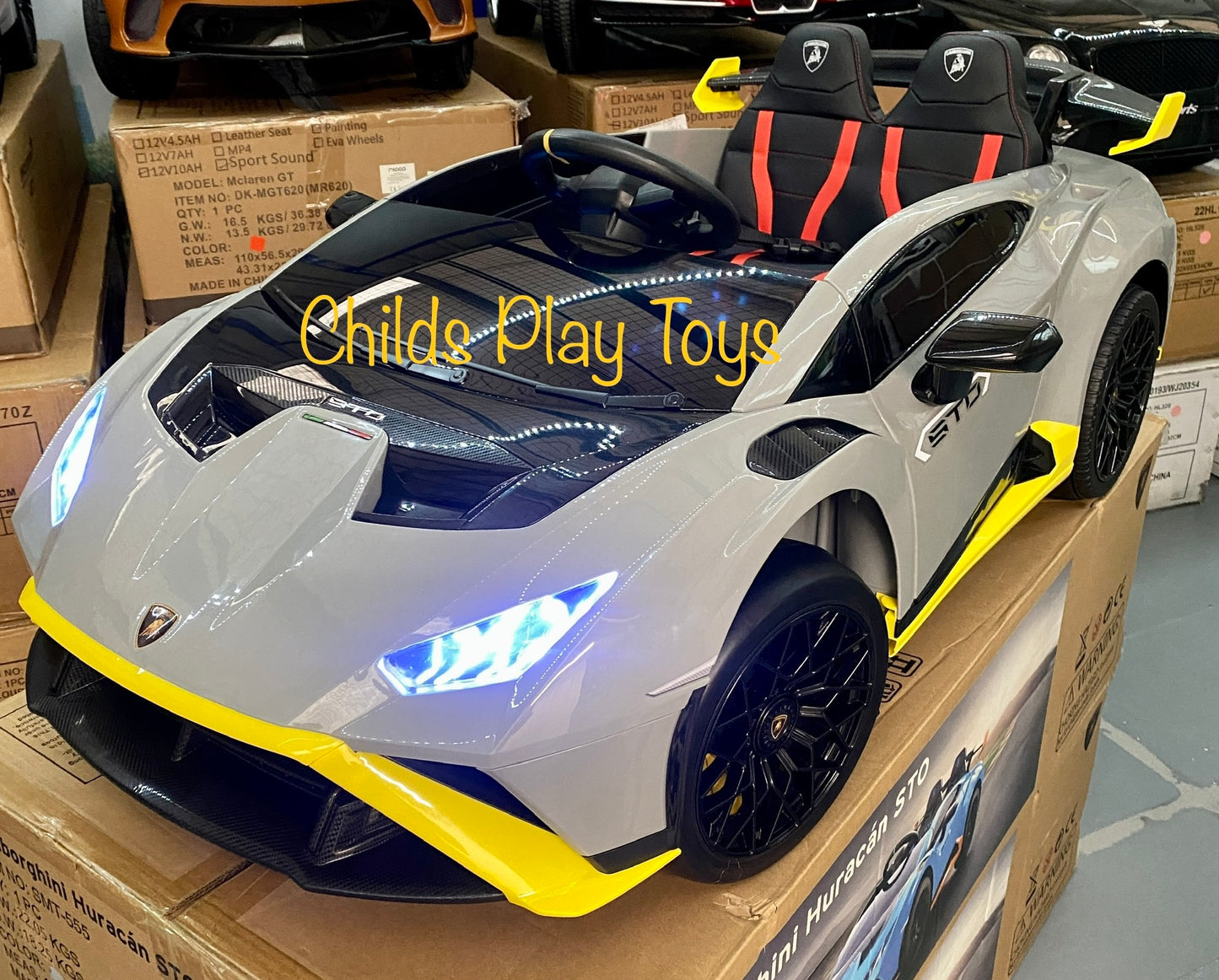Licensed Lamborghini Huracan STO 24v DRIFT MODE Kids Electric Ride on Car FASTEST RIDE ON CAR ON MARKET!