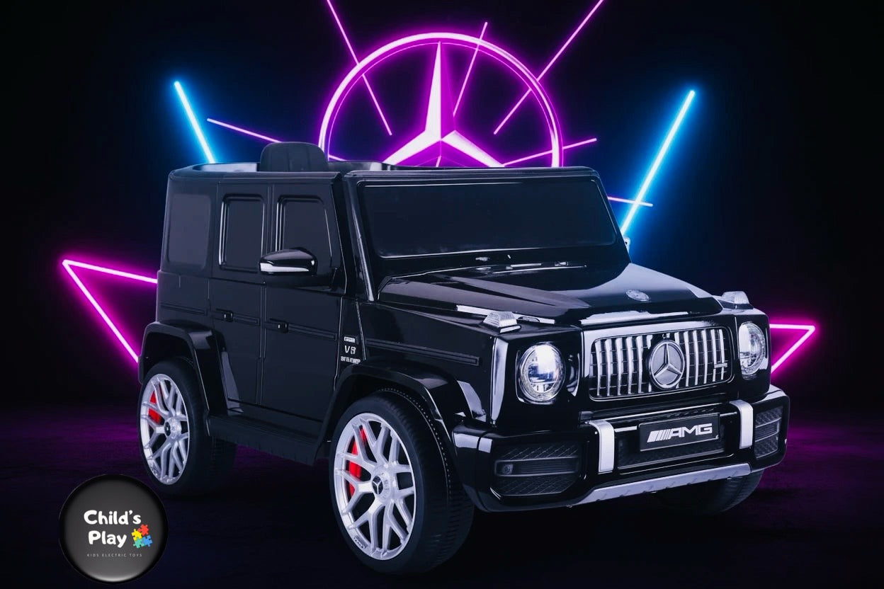 12v Licensed Mercedes G63 Ride on Car SUV with Remote - With High Doors