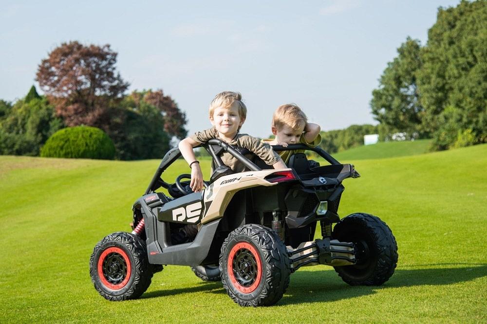 48v Licensed Can-Am Buggy 2 Seats XXL RS EDITION KHAKI with MP4 screen