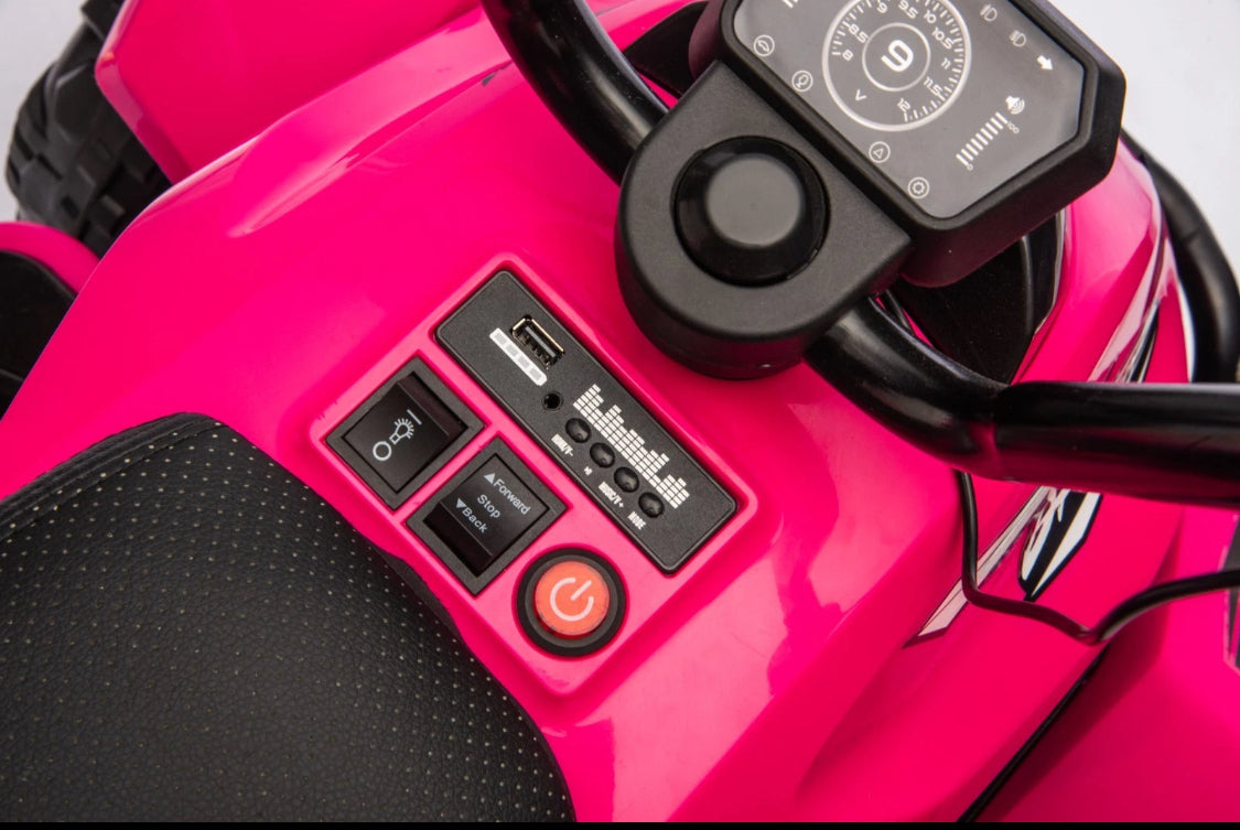 24v Electric Ride on Quad Bike ATV with Hand Throttle EVA Wheels 24V-7AH | XL SIZE |