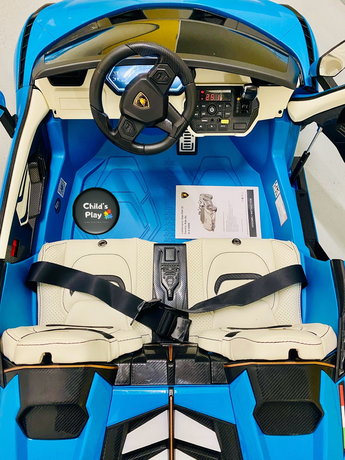 Licensed Lamborghini SIAN XXL 24V POWERFUL RIDE ON WITH DRIFT MODE! Two Seats MASSIVE SPEC EXCLUSIVE