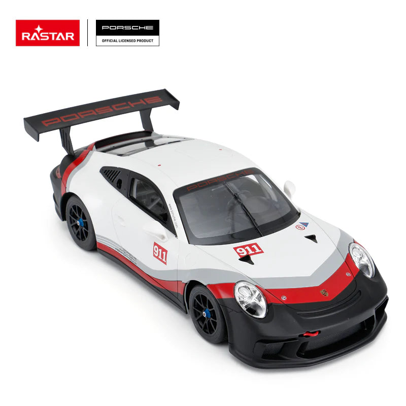 Rastar RC 1:14 Porsche 911 GT3 CUP Kids Remote Control Toy Car - White