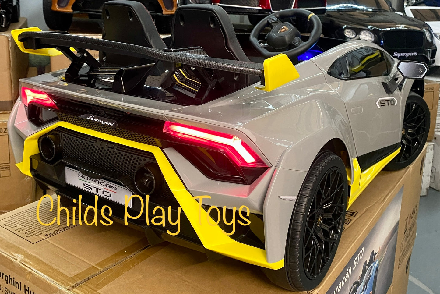 Licensed Lamborghini Huracan STO 24v DRIFT MODE Kids Electric Ride on Car FASTEST RIDE ON CAR ON MARKET!